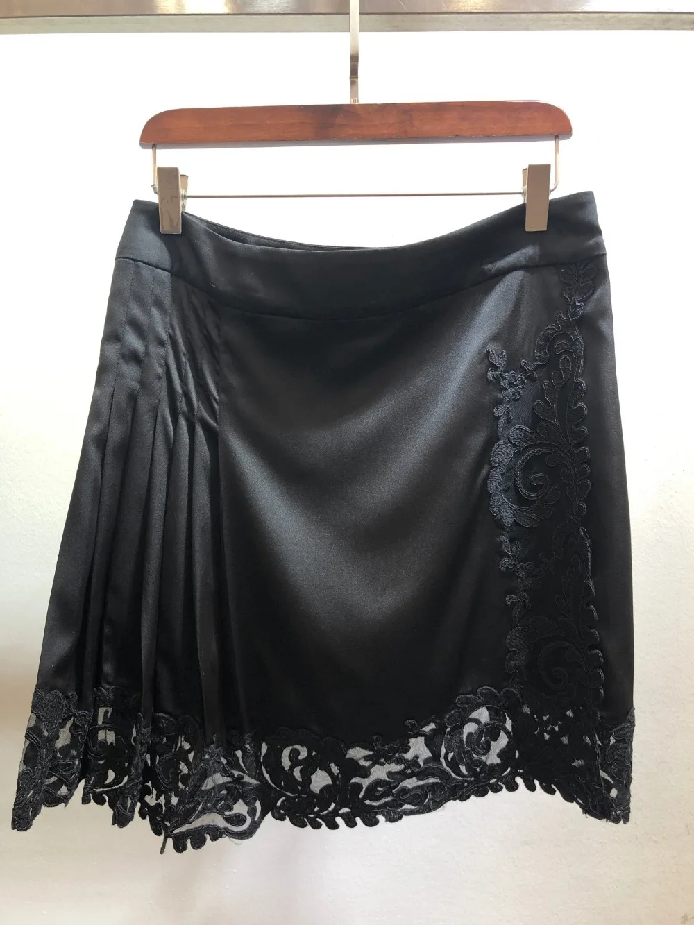 Высококачественная Женская кружевная Лоскутная юбка с разрезом, женская модная плиссированная юбка ddxgz2 10,30