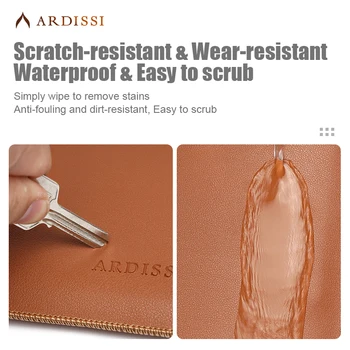 Laptop Sleeve Case Pouch for ( MacBook Mac Book iPad ) Air M1 M2 13 3 14 2 15 6 16 Pro 12 9 11 Inch Cover Bag Set Vegan Leather 2