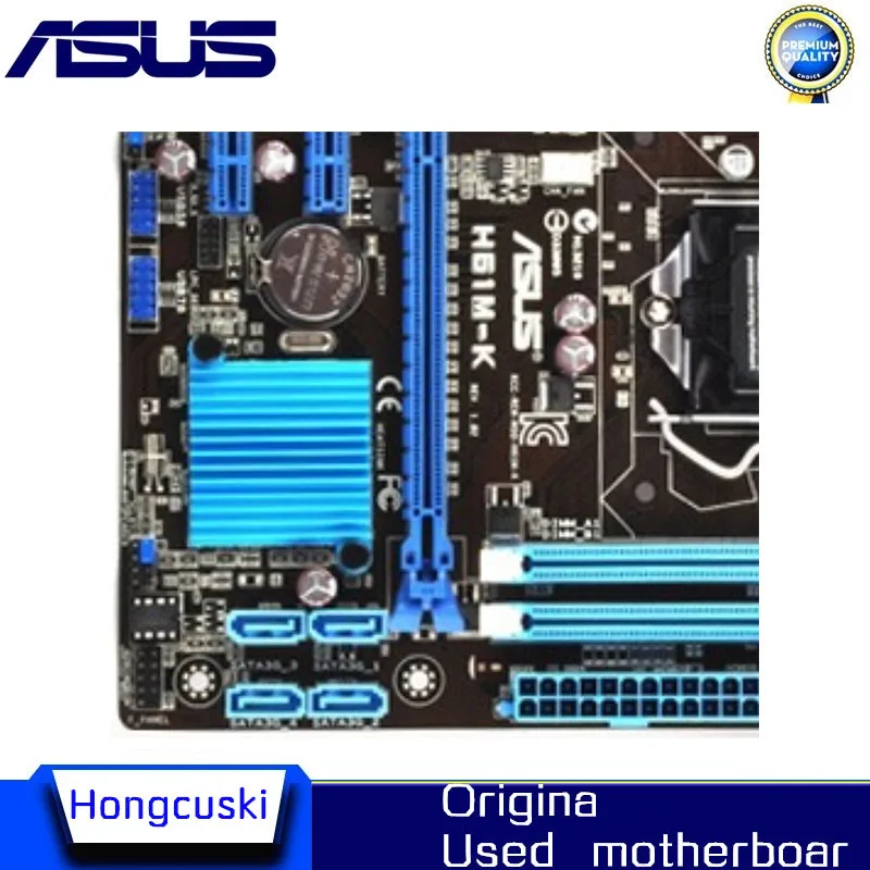 ASUS H61MK Desktop Motherboard LGA 1155 DDR3 Boards For I3