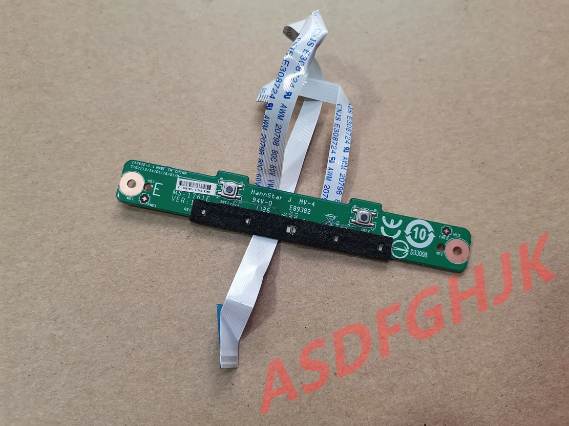 Usato Genuine Laptop Switch Bar Button Piccola Scheda Per Msi Gt780 Ms-1761E 1.1. Msi-Ms-1761E-1.1 Tesed Ok