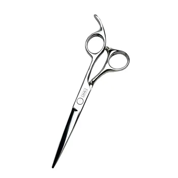 

6 Inch Japanse 440c Professionele Kapsel Schaar Helder Zilver Rvs Scissors for barber shop Flat cut