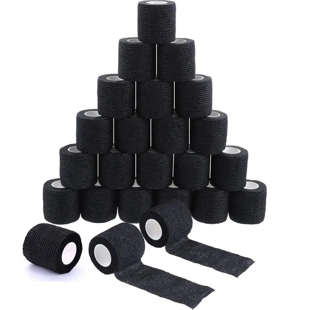 Black Bandage-Cover Wraps Tattoo-Accessories Finger-Protection Self-Adhesive Tapes No