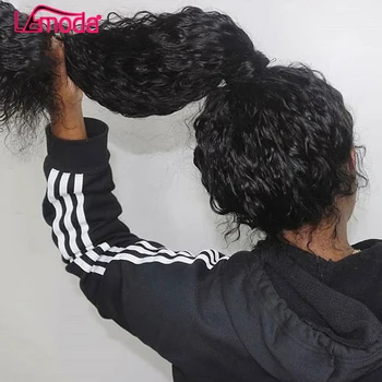 

Water Wave Wig Brazilian 360 Lace Frontal Wig Pre Plucked With Baby Hair Lemoda Remy Human Hair Lace Front Wig For Women