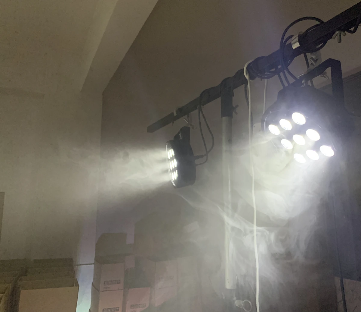 12PCS/lot + flightcase  Wireless remote control LED Par Light 9x12W 4in1 RGBW Led Stage Light 5