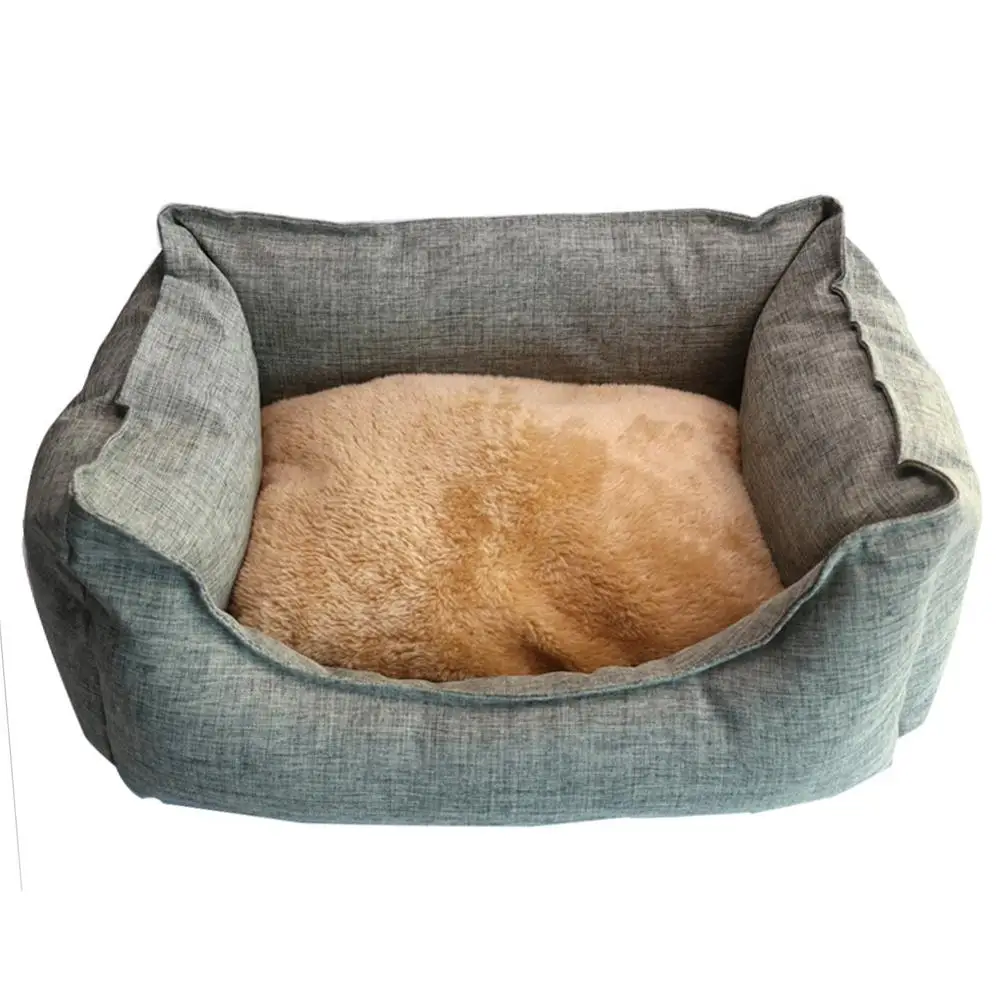 Plush Dog Sleep Bed Pet Lounger Cushion Cat Dog Kennel Winter Puppy Sofa House Bed Pet Supplies S M L Plush Dog Sleep Bed Pet Lounger Cushion Cat Dog Kennel Winter Puppy Sofa House Bed Pet Supplies S M L