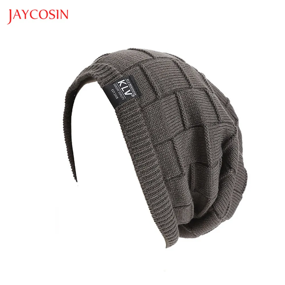 Joycosin женские и мужские теплые трикотажные шапки зимние модные вязаные однотонные кепки с черепом шапка уличная спортивная одежда унисекс