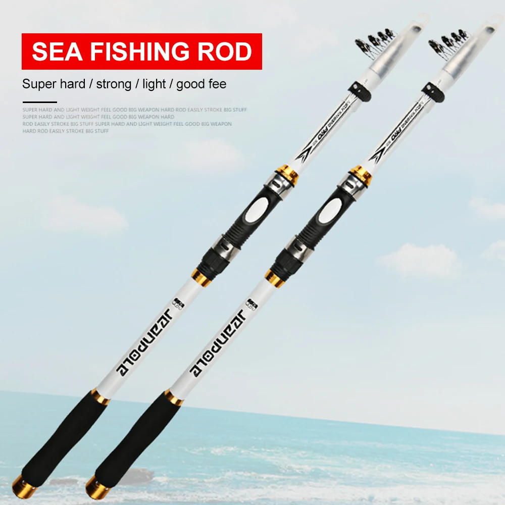 

2020 New Fishing Pole 2.1M/2.4M/2.7M/3.0M/3.6M Carp Fishing Rod Feeder Hard FRP Carbon Fiber Telescopic Fishing Rod