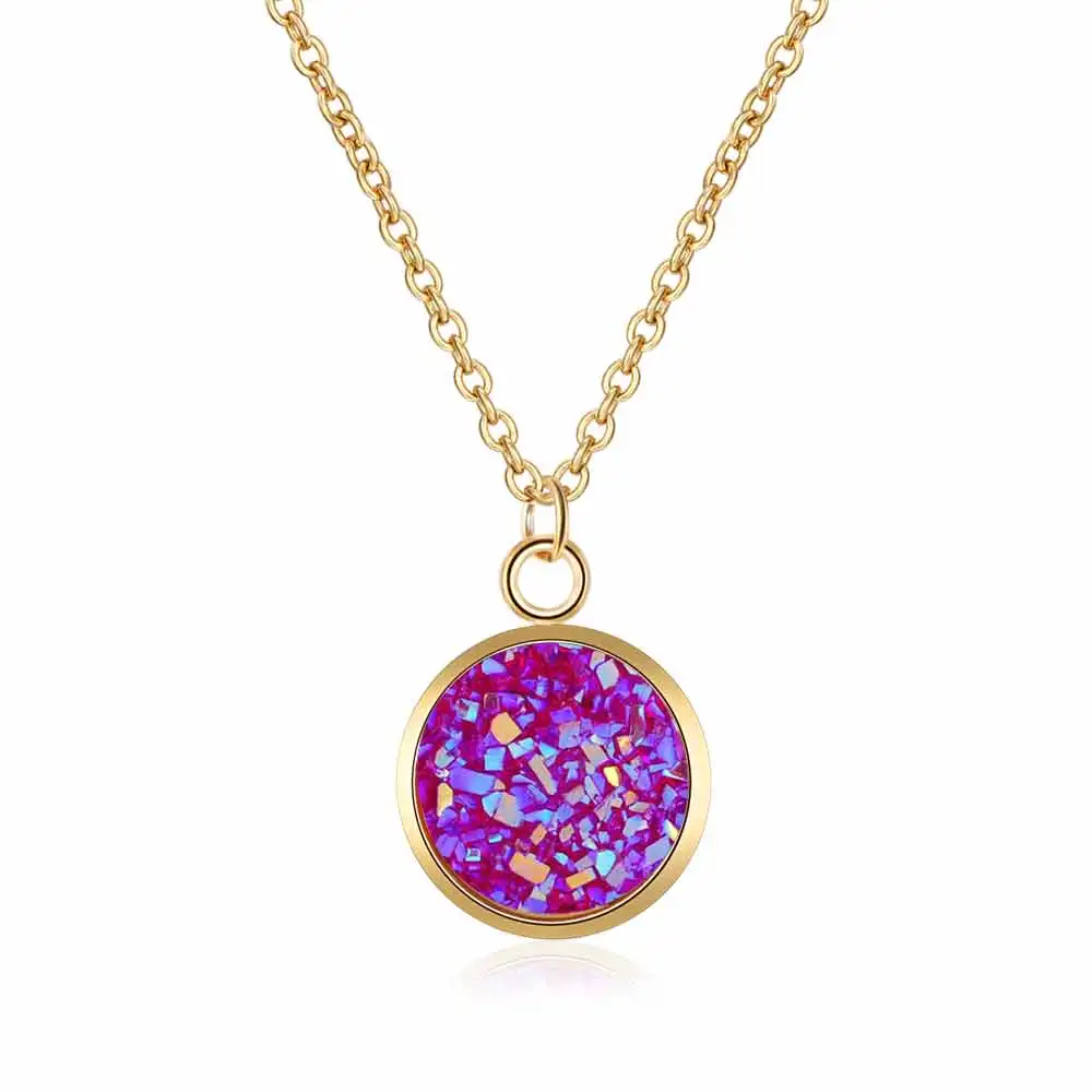 AAAAA качество из нержавеющей стали сверкающий полимерный Шарм для ожерелья для женщин модное Очаровательное ожерелье Специальный подарок