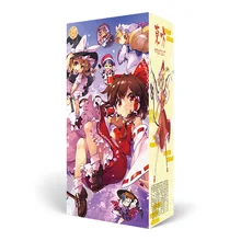 Новое поступление Touhou Проект Аниме поддержка пакет коллекция Подарочная коробка(содержит 7 различных продуктов) открытка