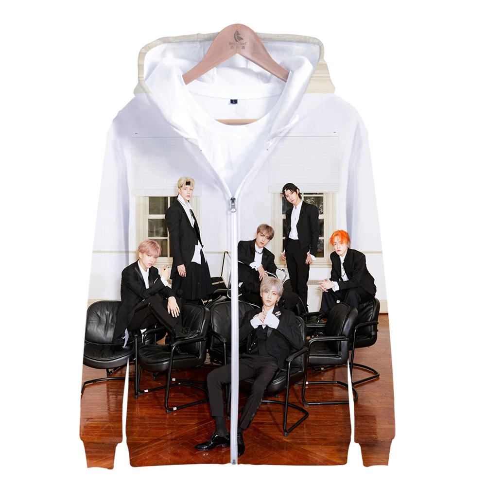 Ф. Т KPOP NCT DREAM альбом мы бум 3d печать свитшот на молнии с капюшоном для мужчин/женщин хип хоп повседневная одежда на молнии