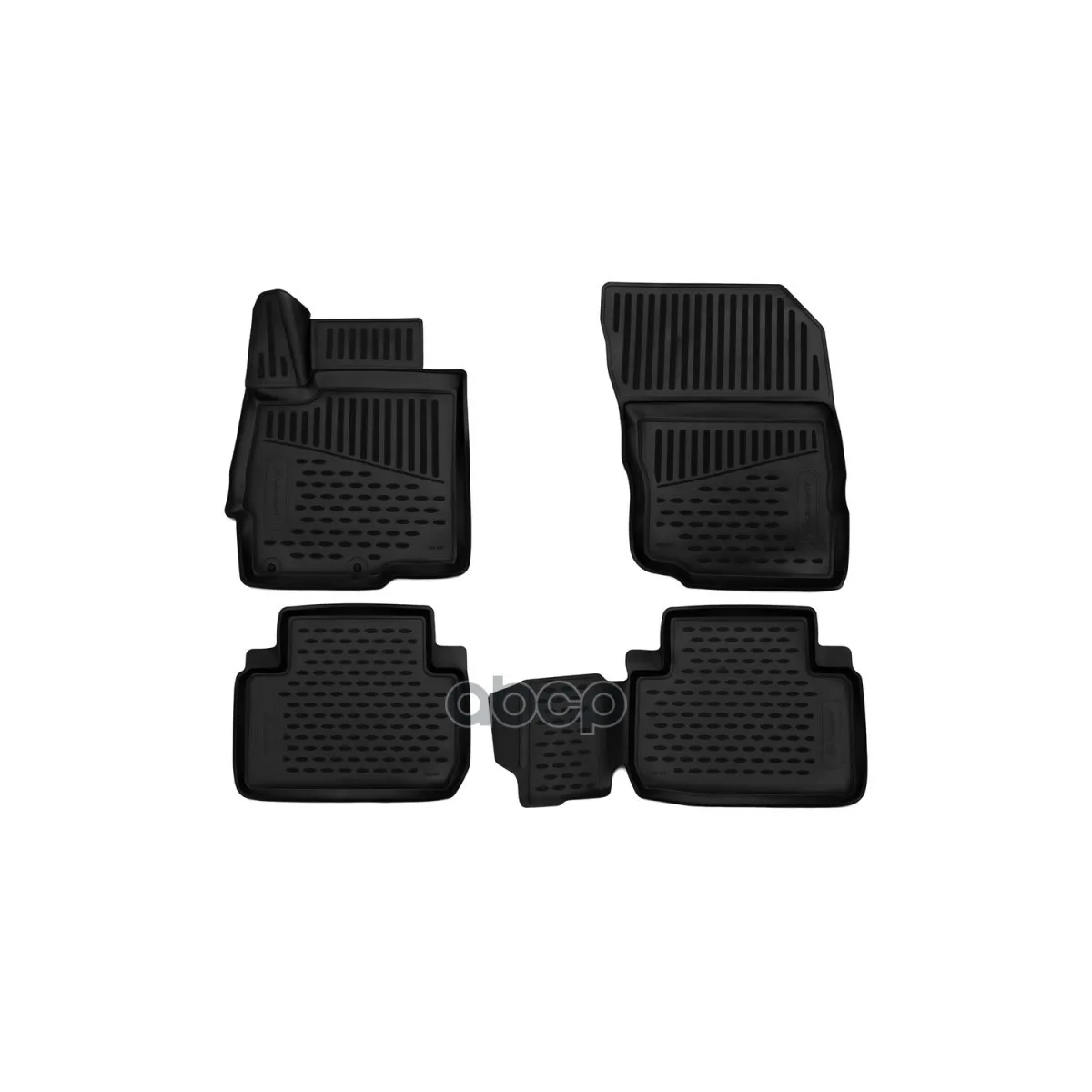 Коврики 3d В Салон Mitsubishi Eclipse Cross, 01/- 4 Шт.(Полиуретан) ELEMENT арт. ELEMENT3D3547210