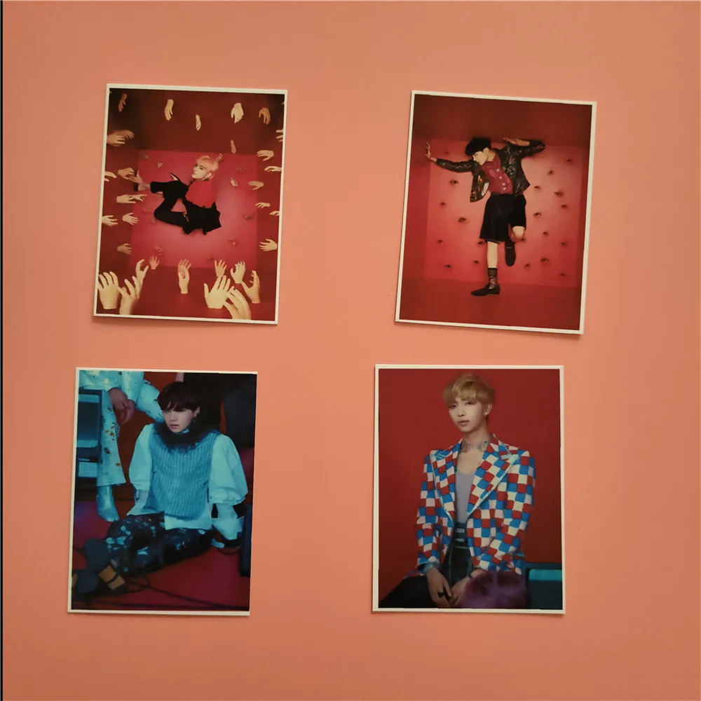 16 шт./компл. Bangtan мальчики World Tour Love Yourself Фотокнига LOMO Card JUNG KOOK JIMIN JIN SUGA BOY с LUV картой душа FH7