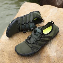 Новинка; летняя водонепроницаемая обувь; Легкие мужские пляжные сандалии; обувь для верховой езды; быстросохнущие речные тапочки; носки для купания для дайвинга