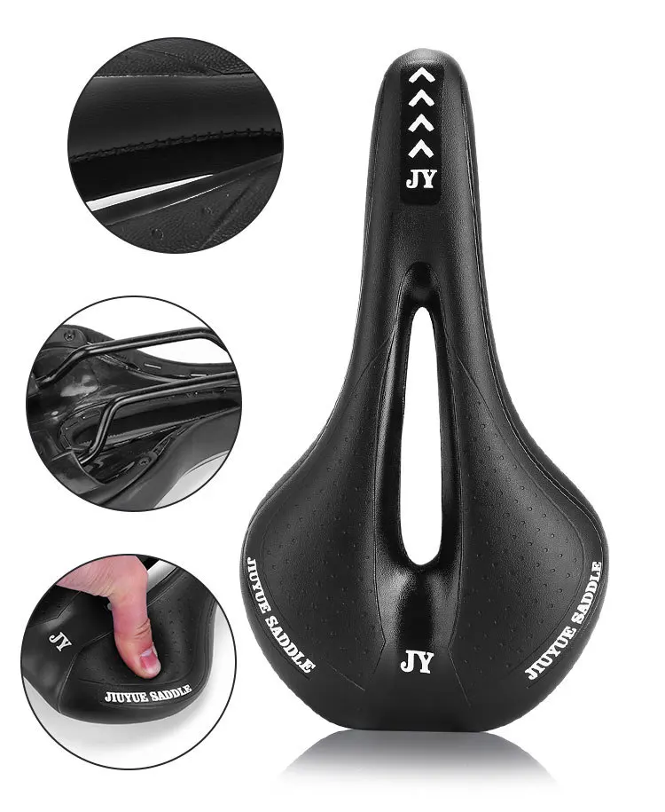 Dilwe Selle De Vélo EVA Souple - Confortable Et Respirante - Réduit La Pression - Pour BMX, VTT, Vélo De Course