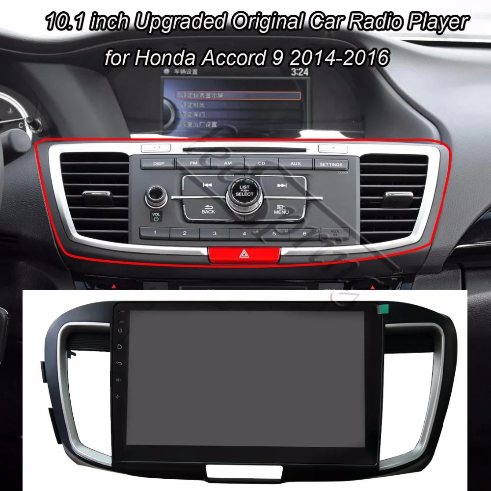 Upgraded Original Car Radio Player for Honda Accord 9 (2014-2016) GPS Navigation