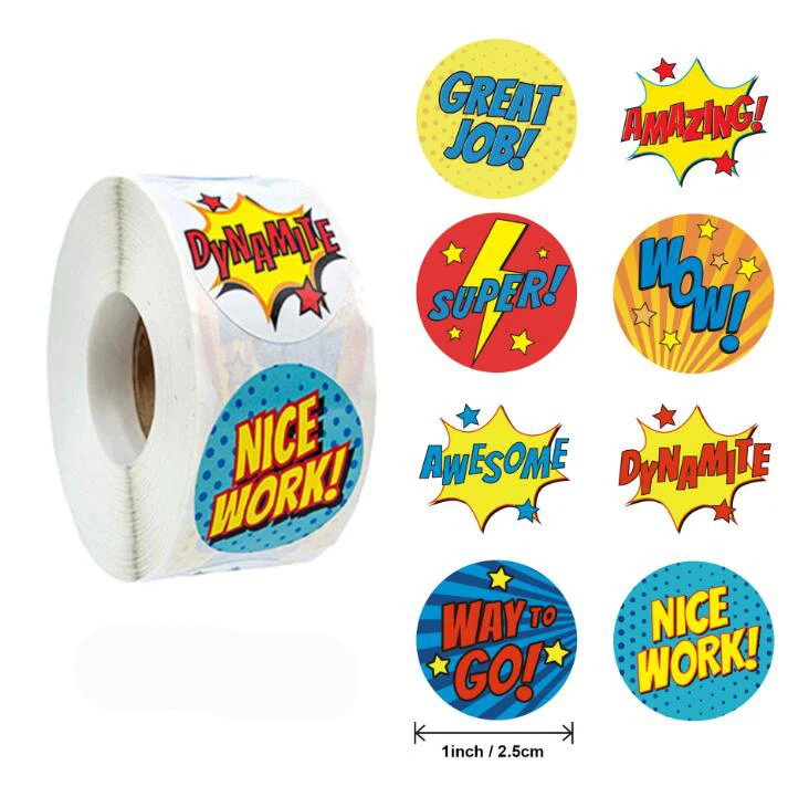 30 Pegatinas De Recompensa Infantiles Con Motivos De Animales – 1080 Stickers Motivacionales Para Niños, Ideales Para Aula Y Premios Escolares