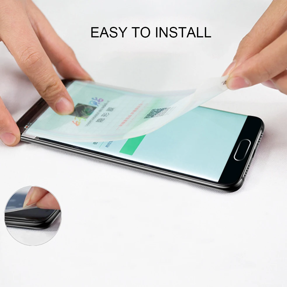 2-Pack Full Coverage Hydrogel Screen Protector – Premium Soft TPU Protective Film