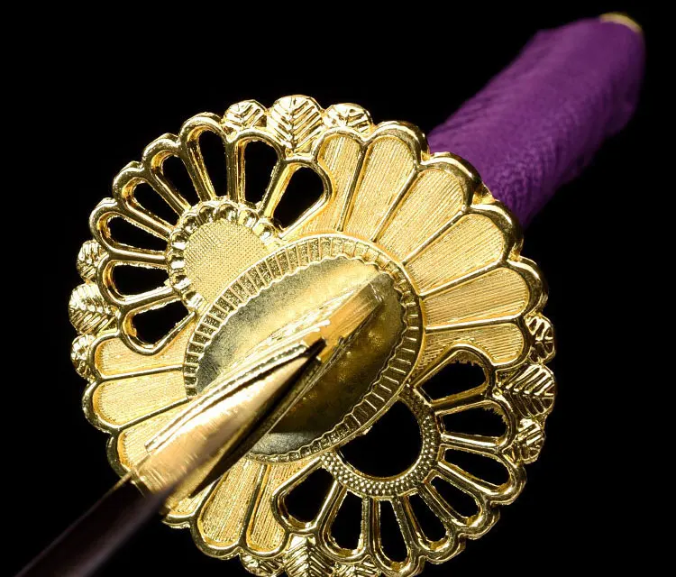 Home Decoration Katana Sword Purple scabbard and blade Beautiful color Fashion gift