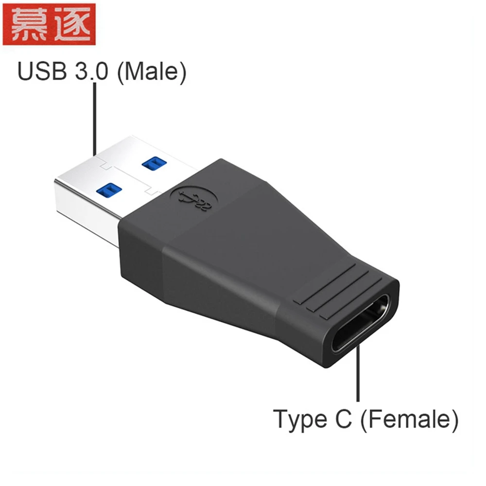 Высокоскоростной Переходник с USB 3 1 C-типа мама на 0 папа usb c разъем типа А черный