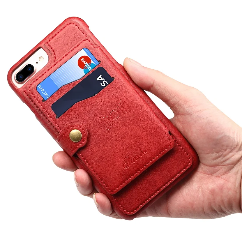 Высококачественный чехол из искусственной кожи для iphone 6, 6 S, 7, 8 Plus, флип-держатель для карт, магнитная Автомобильная задняя крышка для iphone X, XS, Max, XR, чехол для телефона