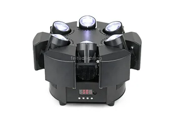 

10/lot event parti stage light 6x10w rgbw 4 in 1 lyre beam led moving head