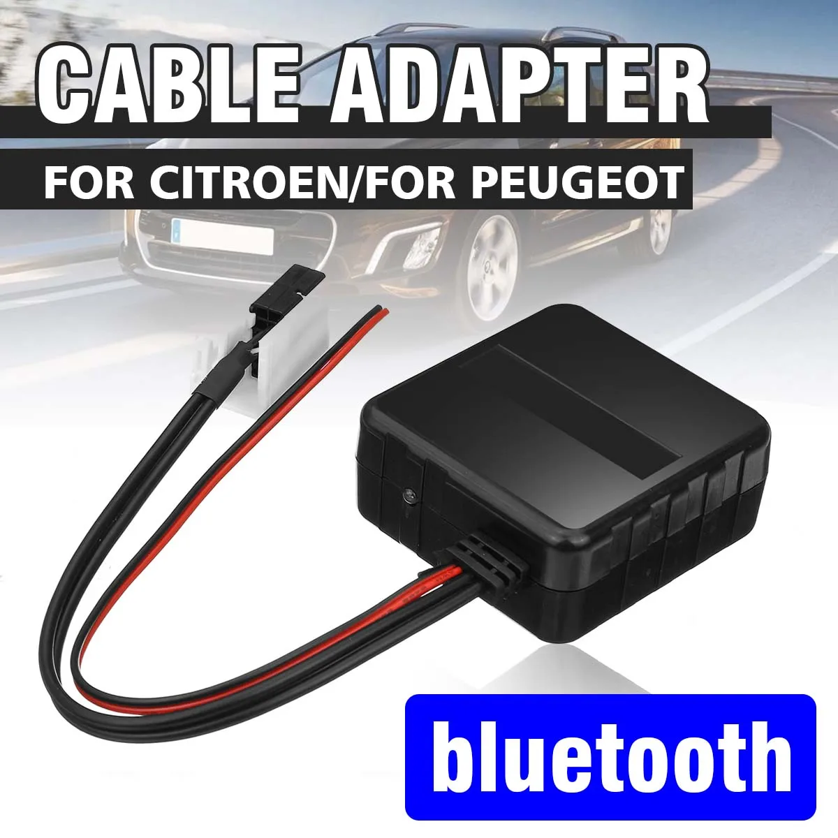 Автомобильный bluetooth модуль Aux кабель-приемник беспроводной HIFI музыкальный плеер для Citroen C2 2005 C5 RD45 для peugeot 307 радио медиа