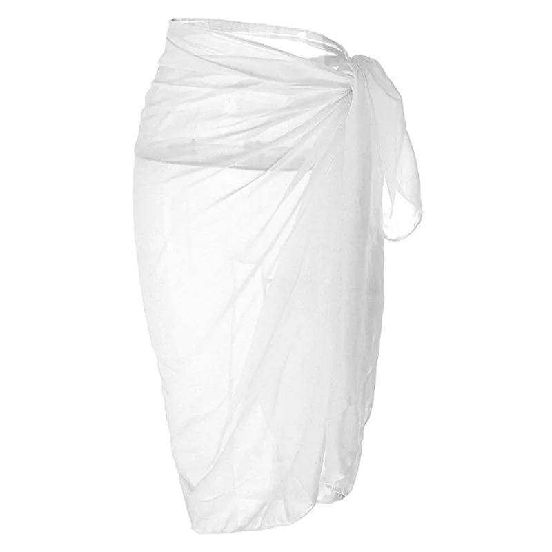Amazon Multi-color Chiffon Transparent Skirt Irregular Variety Way of Dressing Beach Skirt Blouse Series Currently Available
