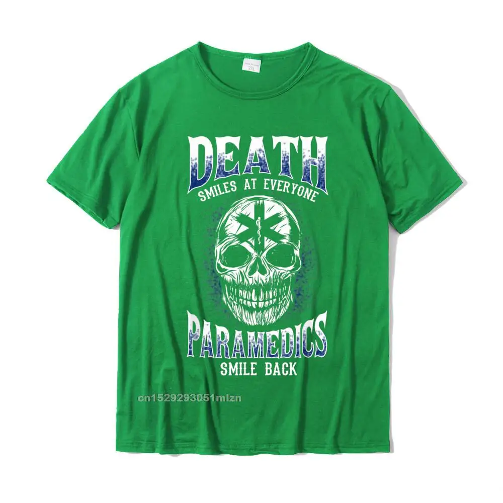 Round Neck Printed On Pure Cotton Man T-Shirt Printed Short Sleeve T Shirt Fashionable Fashionable T-Shirt Free Shipping Paramedics smile - funny Paramedics EMT EMS ambulance gift T-Shirt__3194 green