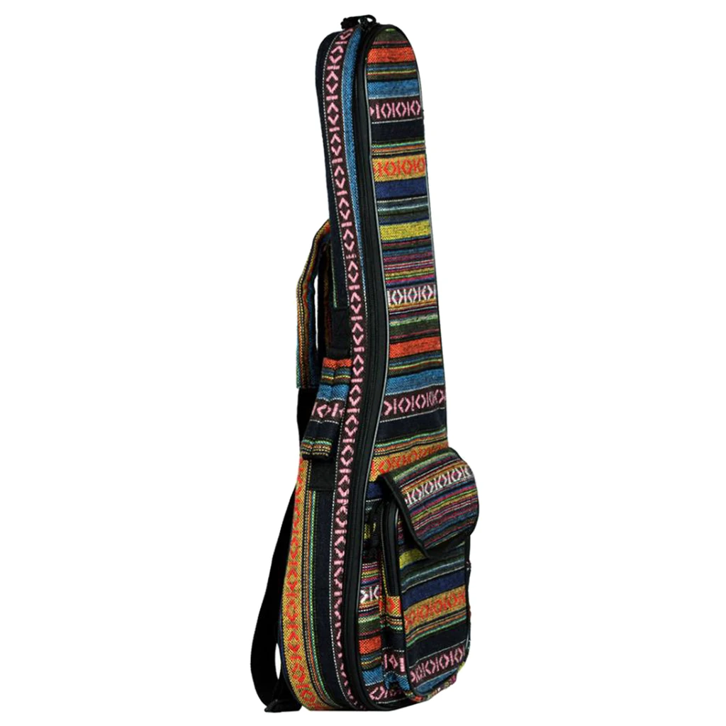 1x Ukulele Travel Bag Padded 23'' Carrying Backpack for Guitar Back Bag Case Guitar Parts & Accessories