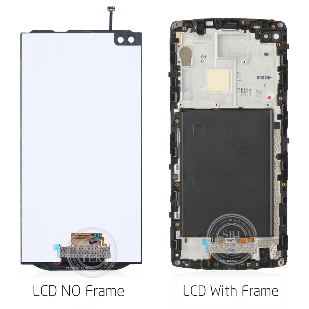 Srjtek для LG V10 H960 LCD дисплей панель сенсорный экран дигитайзер Датчик Стекло 5 7 рамка