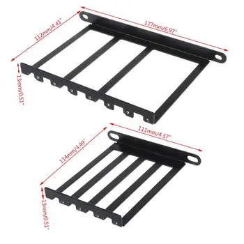 

Metal Graphics VGA Card Holder Aluminum Alloy VGA Bracket Graphics Card Front Side Converted Support with 4/7 Holes