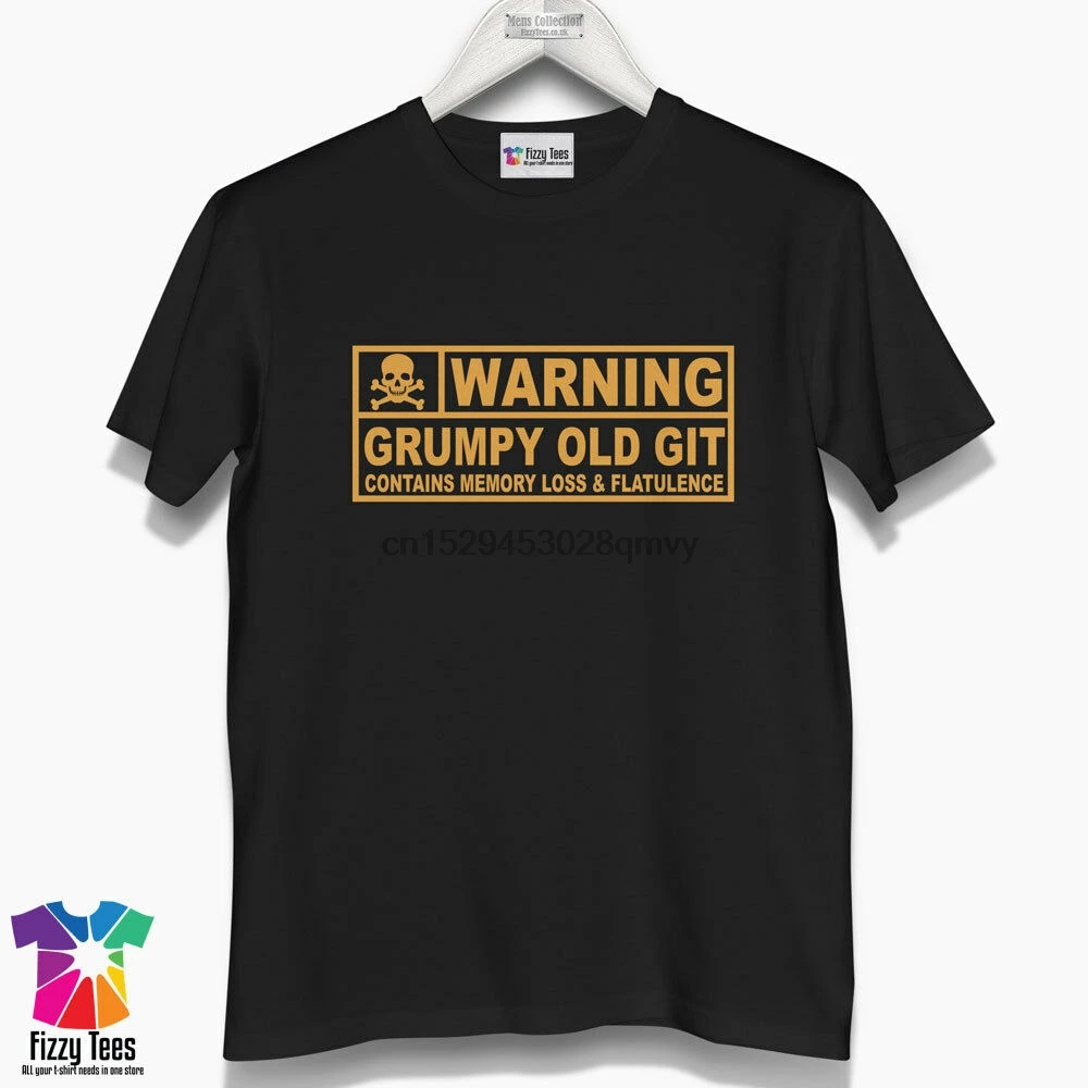 Mens Warning Grumpy Old Git T-shirt Ideal Gift For A Man That Keeps Moaning! - T-shirts - AliExpress