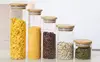 2PCS 100/150/200/250/300/350/400ml Glass Storage Bottles Grains Spice Tea Leaf Coffee Beans Candy Food Jars Kitchen Containers 4