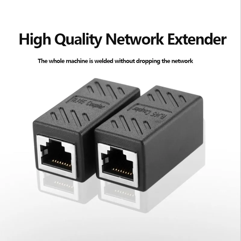 Разъем сетевого кабеля RJ45 Мама гнездо адаптер Ethernet для миниатюрных двух