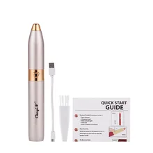 Электрический триммер для бровей, Женская бритва, светодиодный светильник, USB Перезаряжаемый, для удаления волос на лице, эпилятор, бритва для бровей, инструмент для макияжа