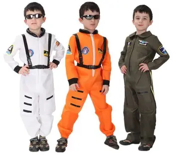 

Star Trek Cosplay Heroic Astronaut Cosplay Hallowean Party Children Kids Boy Costumes HOT Boys Cosmic Pilots Police Bodysuit