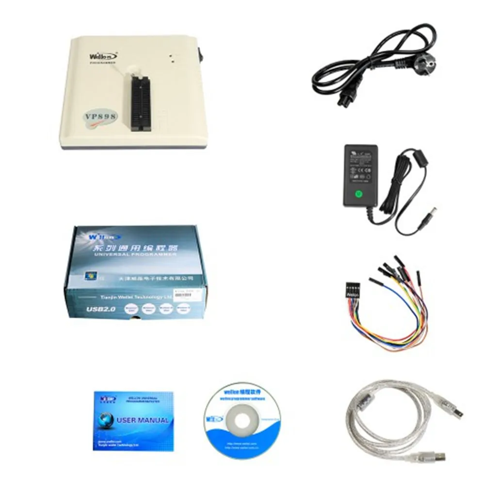 US $699.00 Wellon VP898 VP898 Universal Programmer With MultiLanguages For Programming IC Chip Update Online