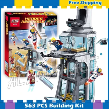 

563pcs Super heroes Avengers Attack on Tower Construction SY370 Model Building Blocks Boy Gifts Sets Compatible With Lago