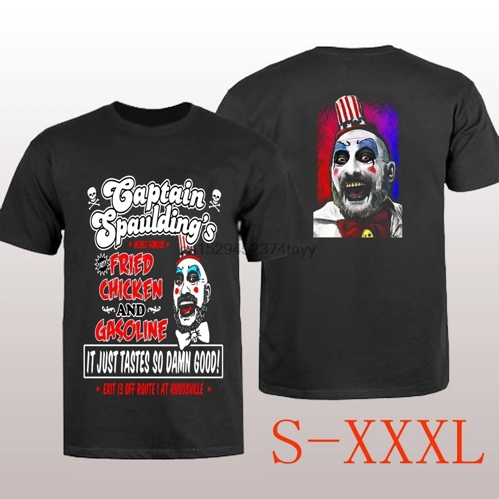Мужская футболка с надписью Captain Spaulding | одежда