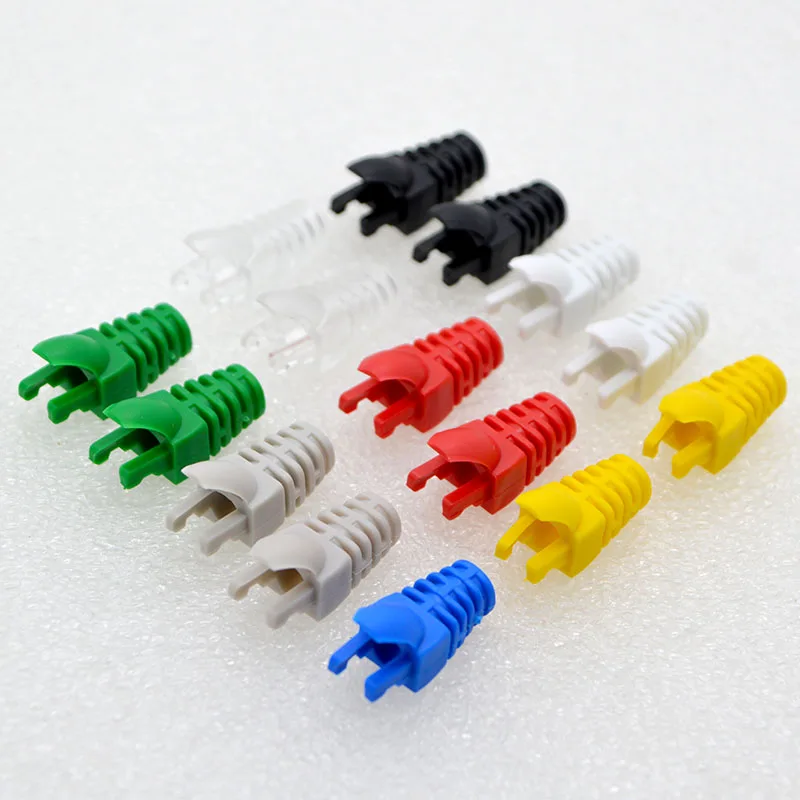 100 шт. новинка модель RJ45 RJ48 сетевая кристаллическая головка цветная специальная