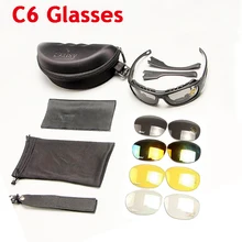 Daisy C6, поляризационные тактические очки, военные очки, армейские солнцезащитные очки, мужские очки для стрельбы, походные очки, UV400