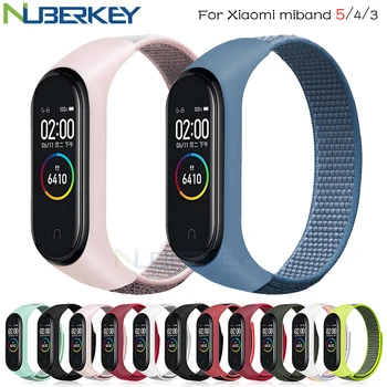 

Nylon Strap For Xiaomi Mi Band 5 4 3 Bracelet For Miband 3 4 5 NFC Sport Strap Watch Wristband Breathable Bracelet Strap