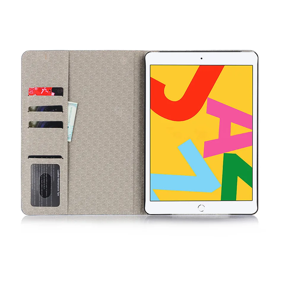 Чехол для iPad 7 7th gen A2200 A2197, чехол, чехол для планшета, слот для карт, для детей, iPad 10,2, с узором «крокодиловая кожа», подставка, оболочка+ пленка+ ручка