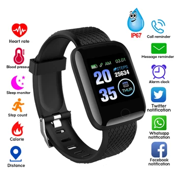 

5 X Smart Watch Men Women Smartband Blood Pressure Measurement Waterproof Fitness Tracker Bracelet Heart Rate Monitor Smartwatch