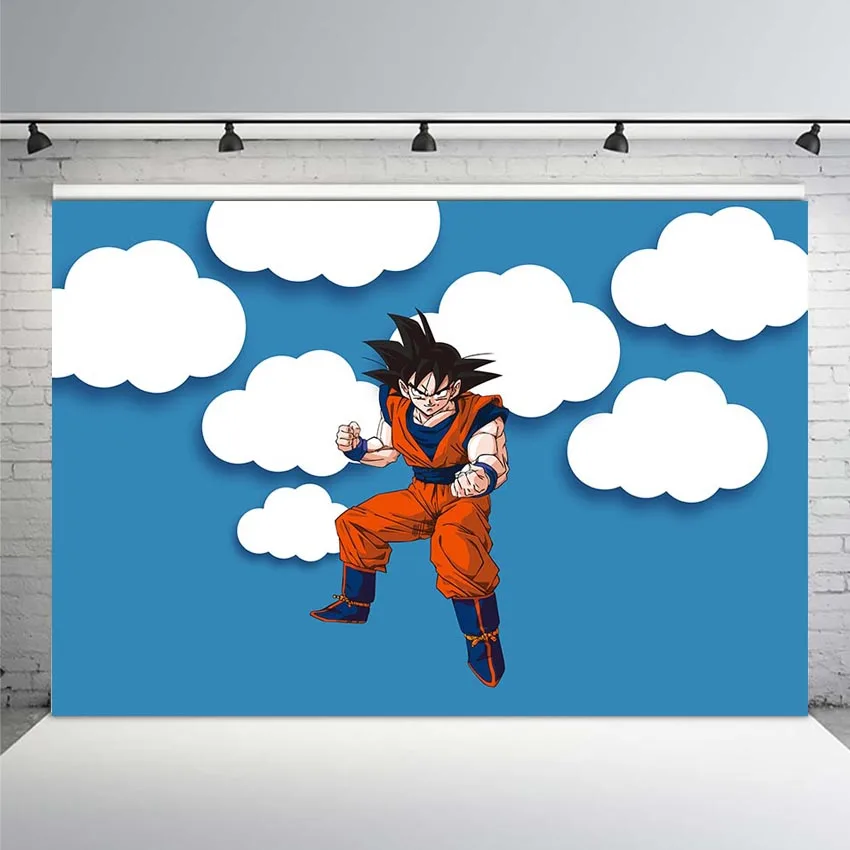 Тонкий виниловый Жемчуг дракона Saiyan Goku Дети Фотостудия фоны профессиональная Крытая Студия фото фоны