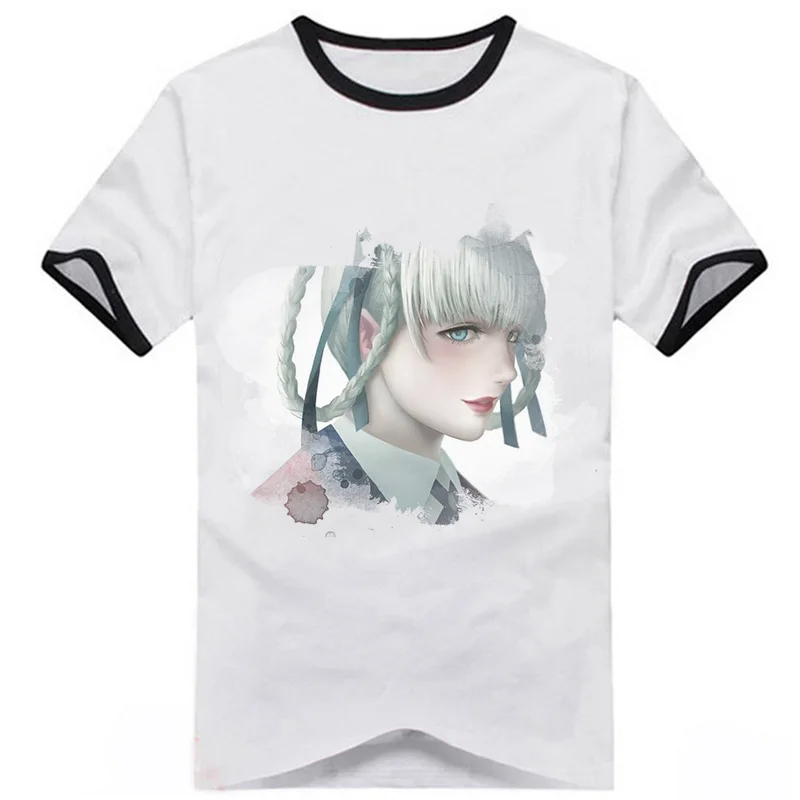 Аниме Kakegurui Compulsive Gambler Yumeko Jabami Momobami Kirari с коротким рукавом Повседневная модная