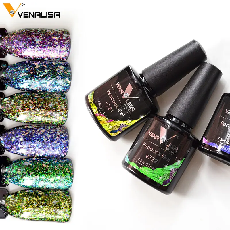 Гель лак для ногтей с блестками 7 5 мл 6 цветов|nail gel polish|gel polishnail lacquer |