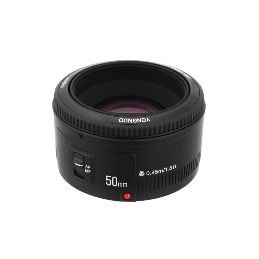 YONGNUO YN EF 50 мм f/1,8 AF объектив 1:1. 8 стандартная Диафрагма объектива с автоматической фокусировкой для Canon EOS DSLR камер