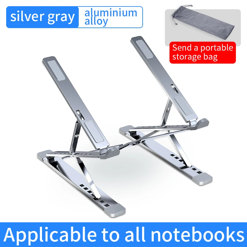 NEW MC N8 Adjustable Laptop Stand Aluminum for Macbook Tablet Notebook Stand Table Cooling Pad Foldable Laptop Holder 13 inch laptop bag Laptop Accessories