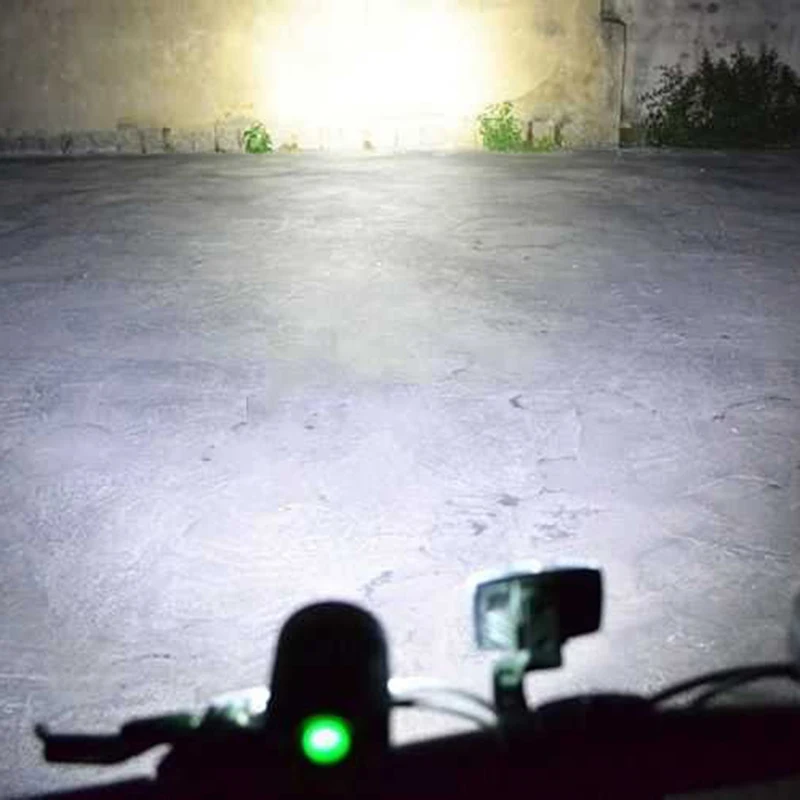 Large battery 3*XML T6 LED HeadLight 4000lm 3 Modes Mountain Bike Light Bicycle Lamp HeadLamp Front Lights Riding Cycling Sport